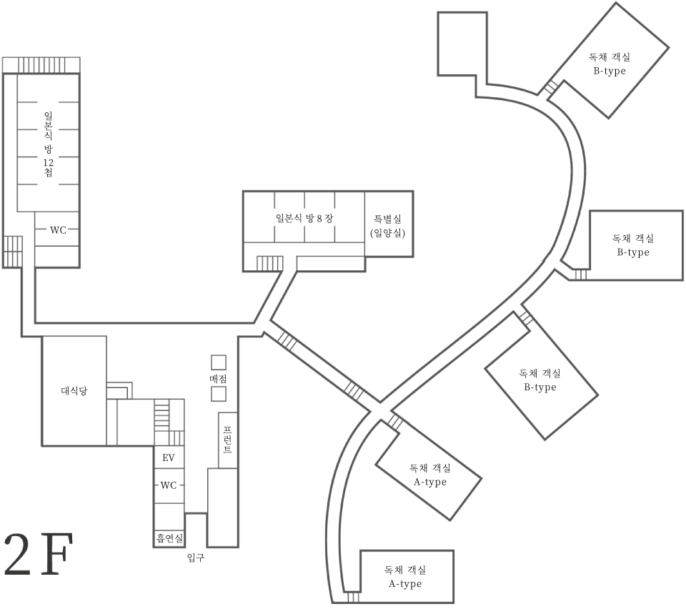 시설 방 배치 2F 이미지