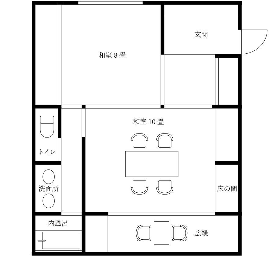 特別室（和室）間取り画像