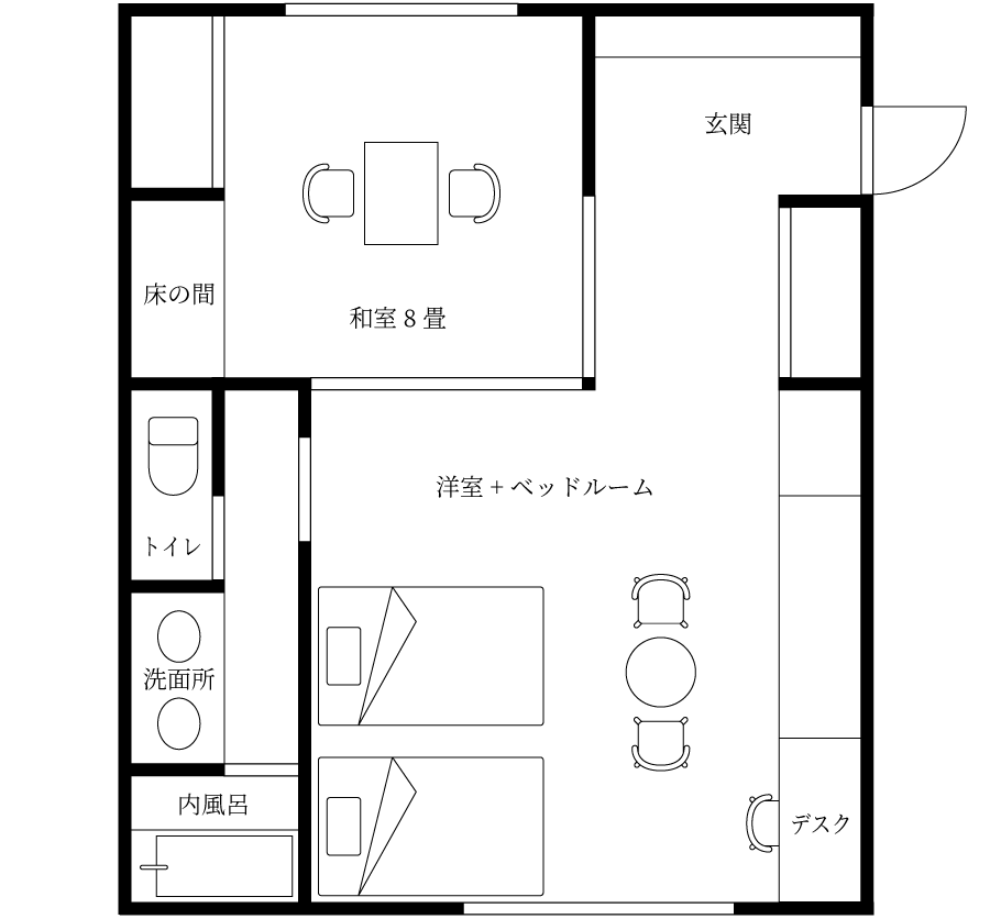 特別室(和洋室)間取り画像
